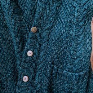 Forest green Express Cableknit Sweater
